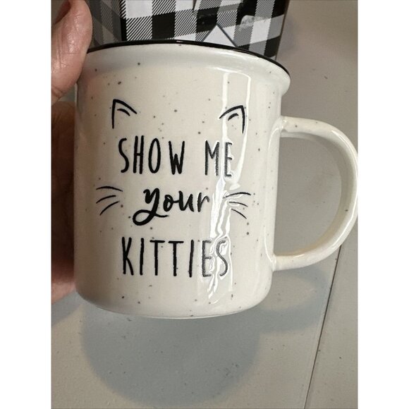 Mainevent Coffee Mug Show Me Your Kitties Made In USA NIB - Picture 8 of 14